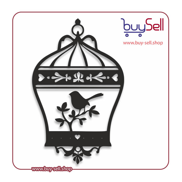 Bird and cage vector code 1