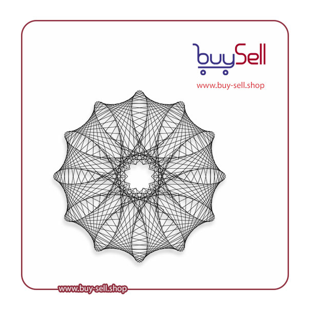 Mandala geometric shapes vector code 6