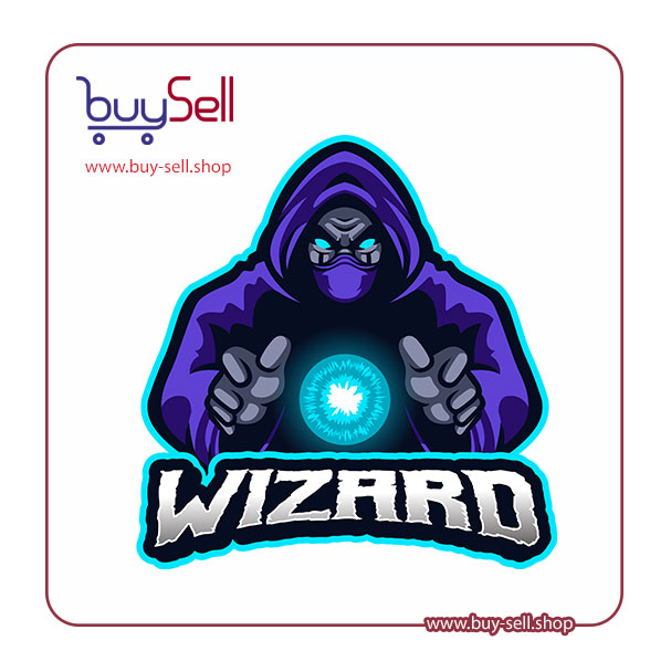 Editable vector of logo – code: Wizard Mascot Logo