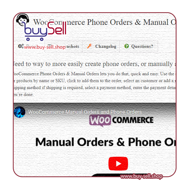 WooCommerce Phone Orders and Manual Orders