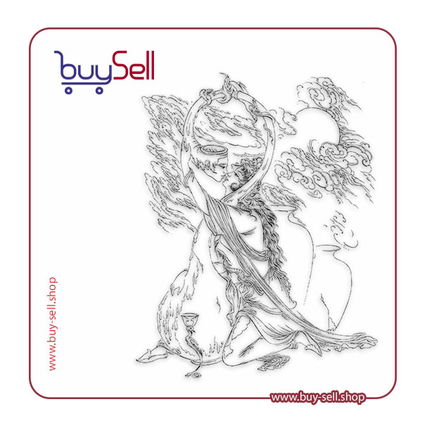 Editable vector of Leyli and Majnun miniature – code 3