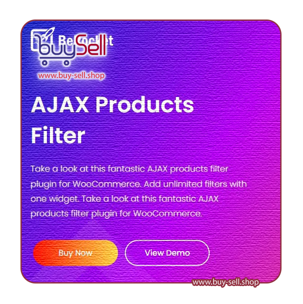 دانلود افزونه BeRocket AJAX Products Filter برای ووکامرس