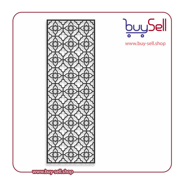 طرح لیزر نرده فلزی کد mesmar-narde-ahani-vector